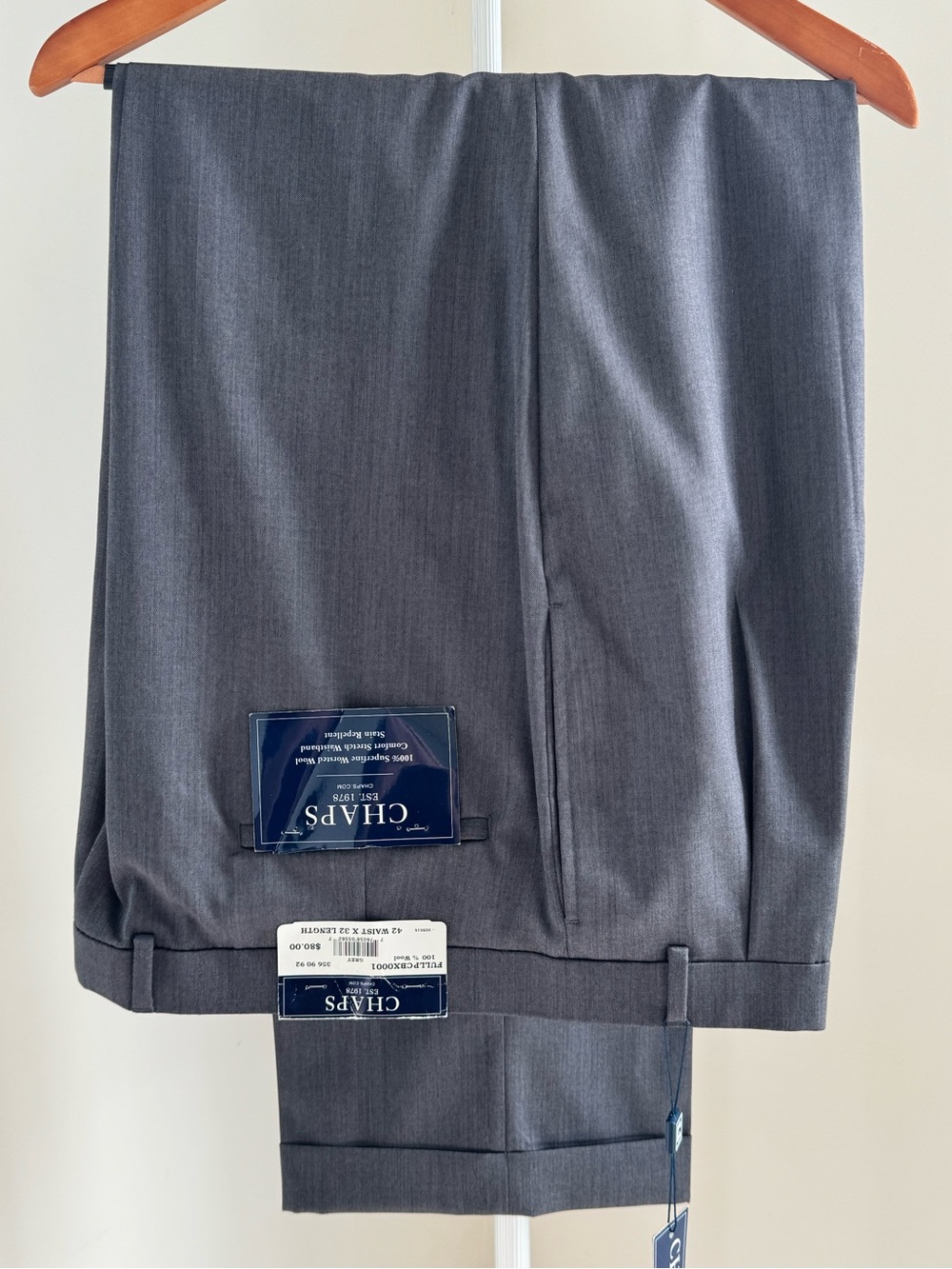 Chaps Men’s Grey Dress Pants